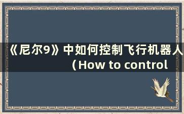 《尼尔9》中如何控制飞行机器人（How to control monsters in Nier 9s）